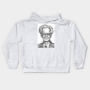 B.F. SKINNER ink portrait Kids Hoodie